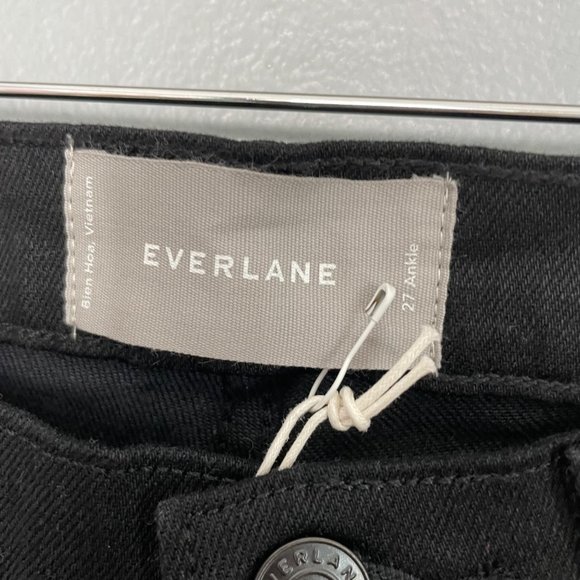 EVERLANE skinny jeans in black size 27 ankle - Picture 3 of 6